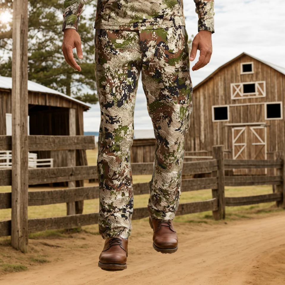 Ainfad-Camouflage Hunting Clothing, džungľa, vonkajšia práca, práca s kamiónmi, lovecké nohavice