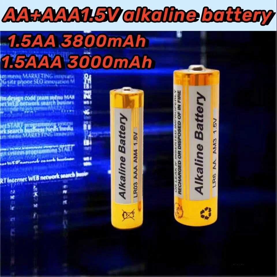 Air Freight1.5VAA+AAA3000MAH/3800MAH Nová alkalickú nabíjateľnú batériu vhodnú pre baterky, prehrávače mp3, bezdrôtové myši, LR6