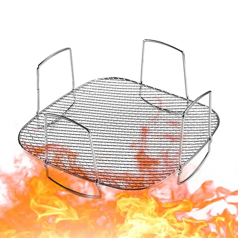 Air Fryer Slanina Rack z nehrdzavejúcej ocele odolnosti v oblasti pečiva na pečenie Air Fryer Pot Strubové ovzdušie stojany