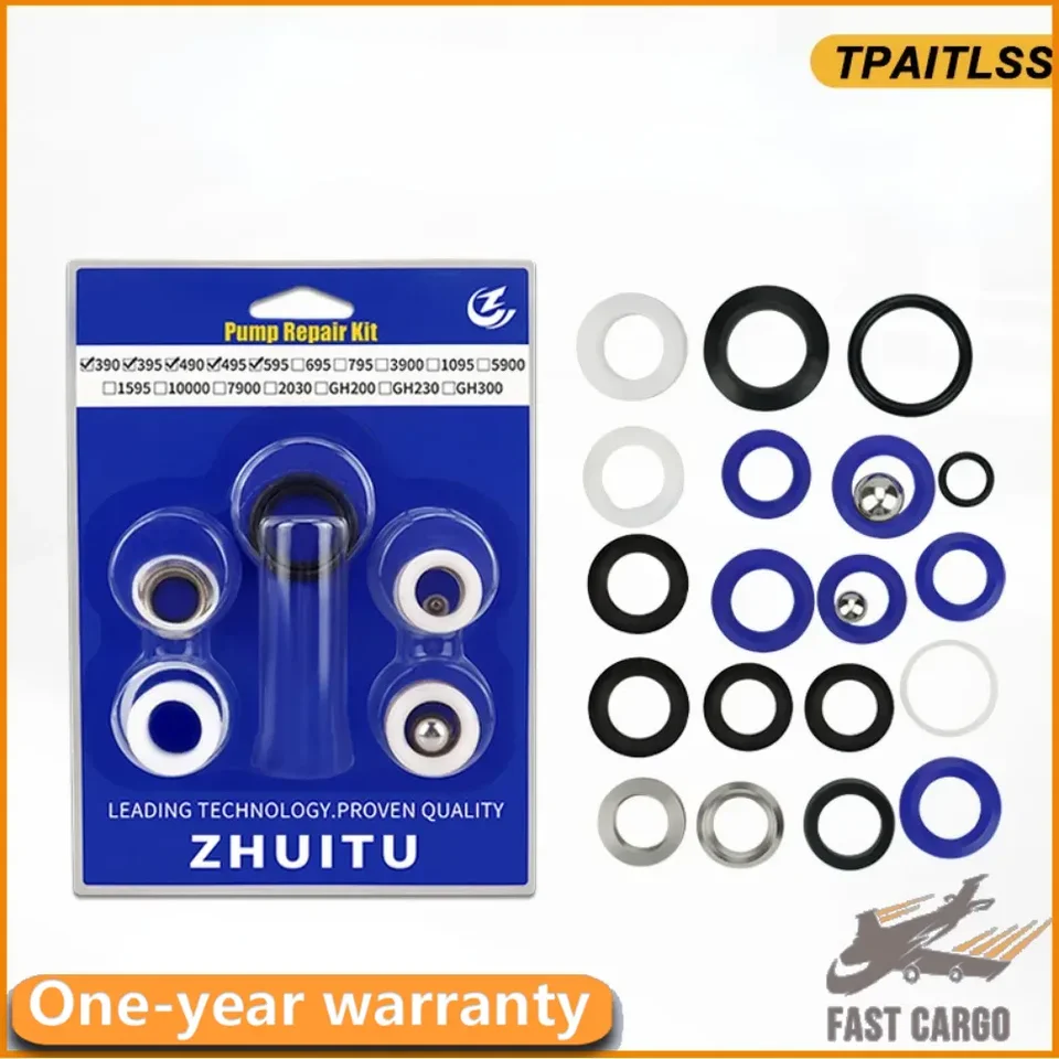 Airless Strešer príslušenstvo 244194 Balenie na opravu čerpadla pre sprej na farbu bez vzduchu 390 395 490 495 595 Aftermarket