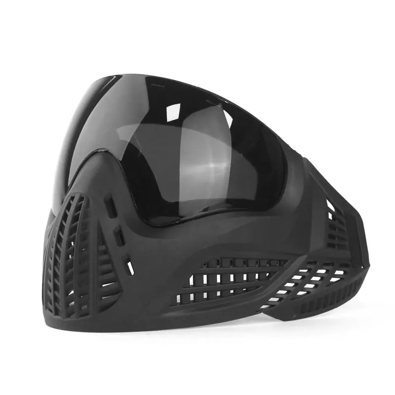 Airsoft Paintball Full Face Mask Zhruba šošovky Wargame Cosplay maska ​​priedušná taktická hra pre ozubené koleso Ochrana QG222S
