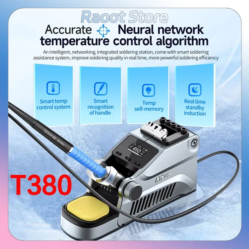 AIXUN T380 SMART SOCLINGERSKÁ STATIONA PRE T115 T210 ZARIADENIE RÝCHLE Zváranie stanice Mobilný telefón SMD BGA PCB Zváranie zariadení