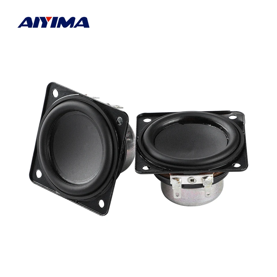 Aiyima 1,75 palca s úplným rozsahom zvukových reproduktorových jednotiek 48 mm 4 ohm 15 W stereo stereofónne neodymium reproduktor DIY Bluetooth Amp Amp Altavoz 2pcs
