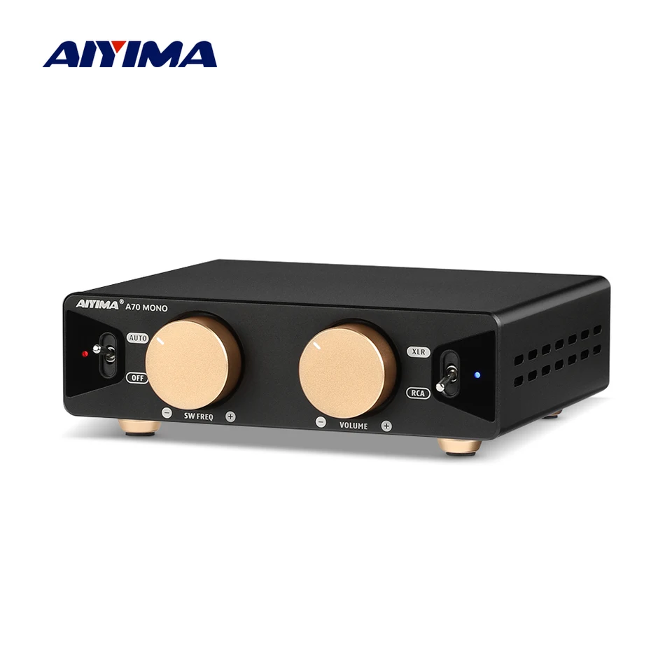 Aiyima A70 Mono zosilňovač Power 300W TPA3255 so subwooferom PFFB pre domáce zvukové divadlo Spúšťací vstup 1/2/3/4/5/6/7/8 kanála