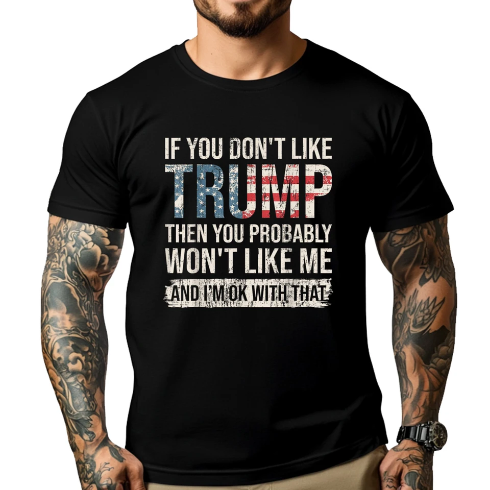 Ak sa vám nepáči Trump, potom sa pravdepodobne nebudete páčiť ja veľkonočný deň odevov Camisetas Men