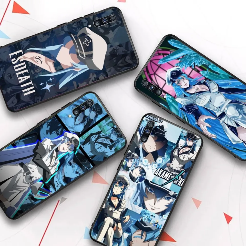 Akame Ga Kill Esdeath Telefón pre Samsung A 10 11 12 13 20 22 22 30 31 32 40 51 52 53 70 71 72 73 91 13 Shell