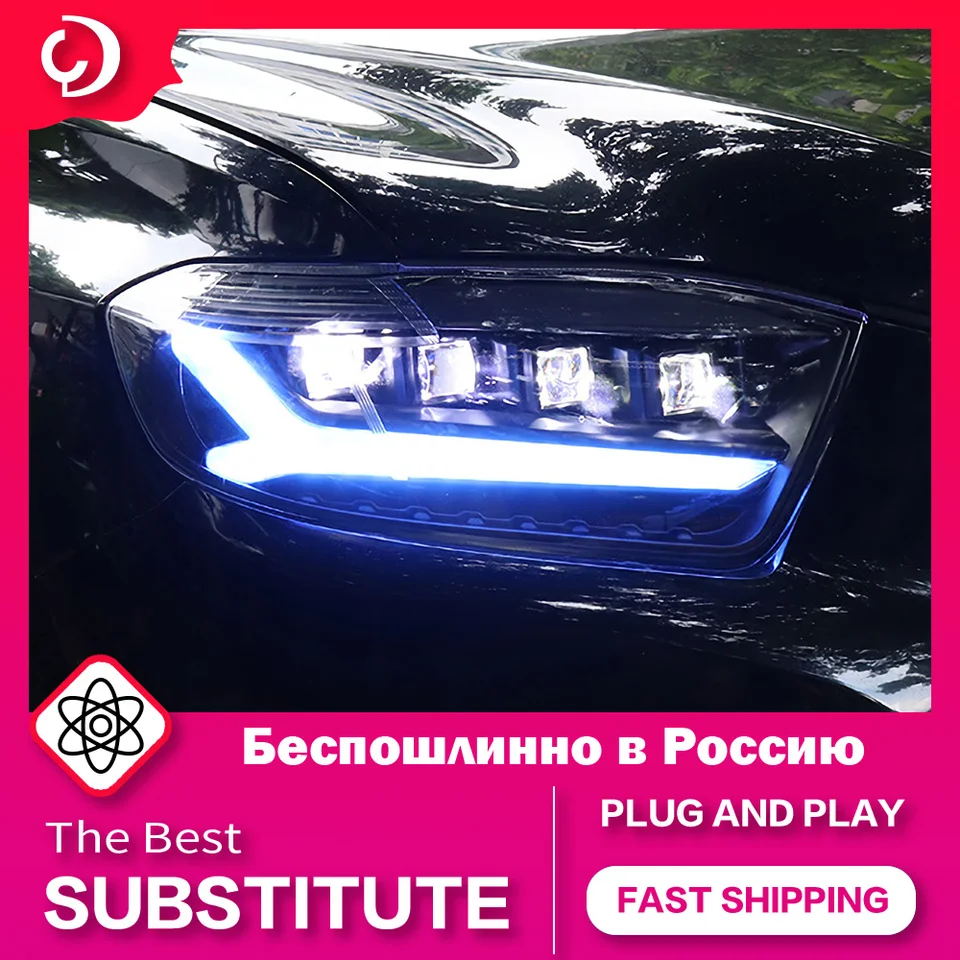 AKD STYLING STYLING SVETLISKY PRE TOYOTA Land Cruiser Prado 2009-2011 LED DRL DRL LAMP LED projektor Automobilové doplnky