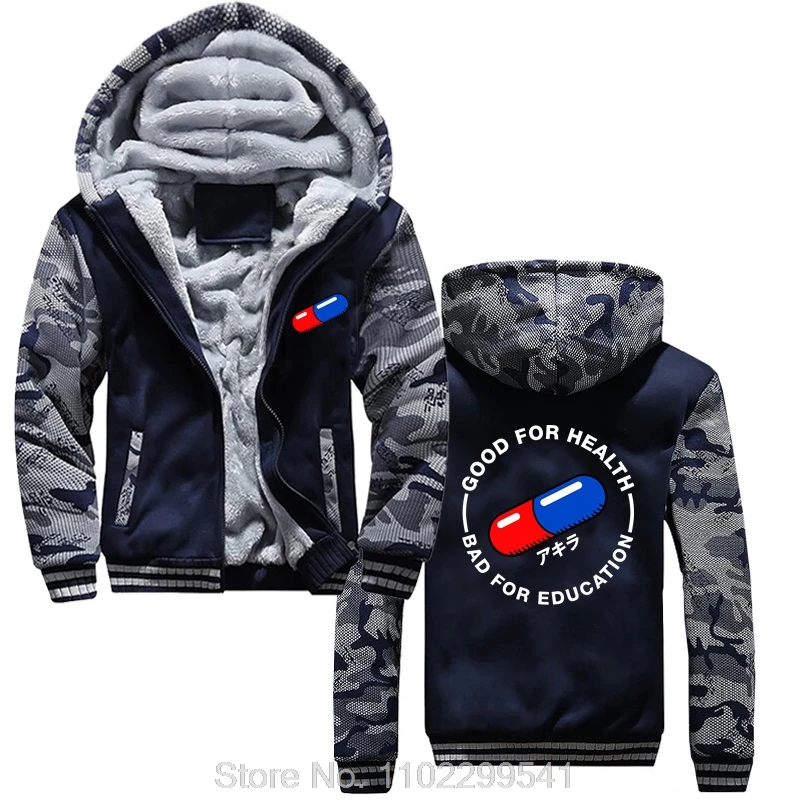 Akira anime grafická mikina Japan Japan Vintage Manga Hoody Men Harajuku Fashion Cotton Bunda