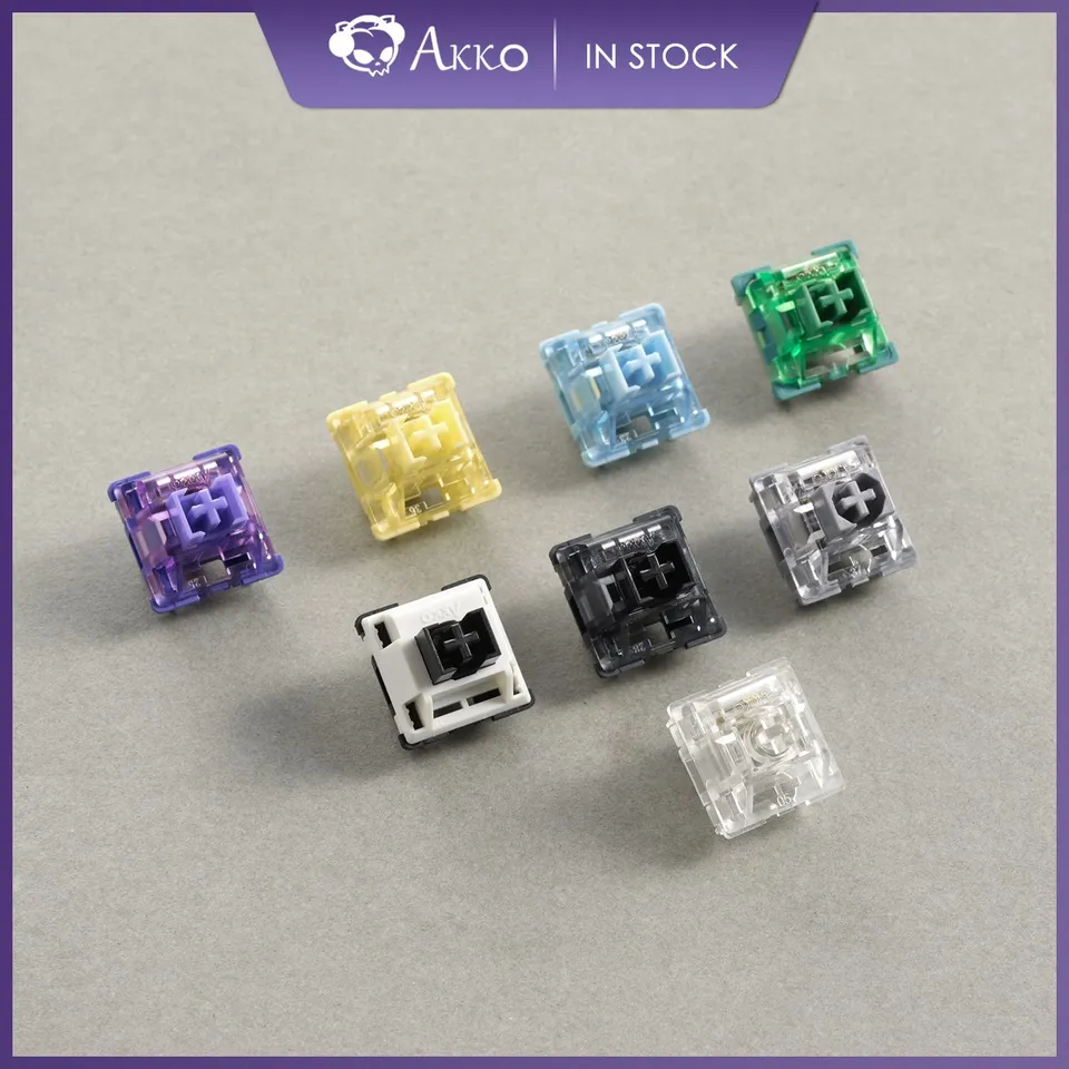 AKKO V3 Pro prepínač hmatového / lineárneho spínača pre spínač Cherry MX pre hamtáre 3 kolíky / 5 kolíkov