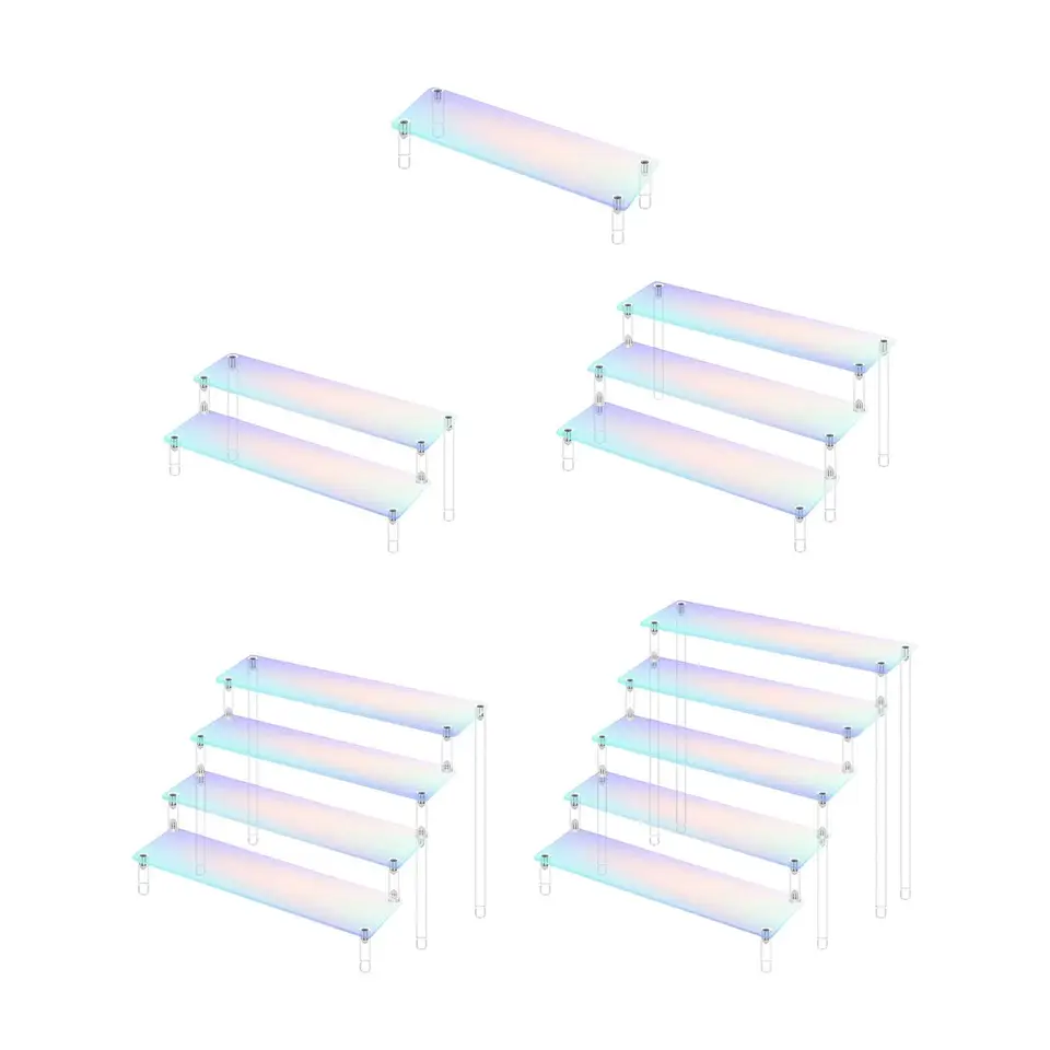 Akrylový displej stúpač 40 cm priehľadný stojan na dezerty Figure Buffets