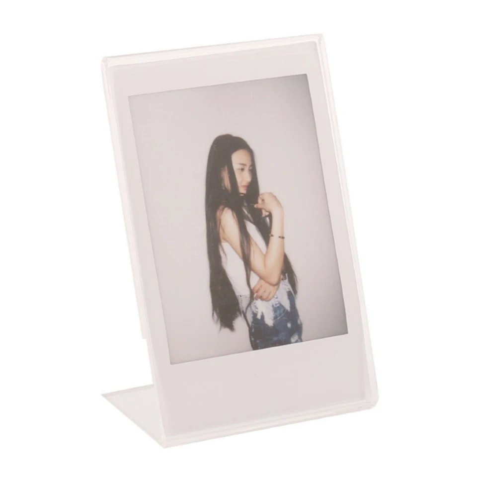 Akrylový mini fotorám Clear Mini Foto Picture Rám malý držiak pre malý obrázok pre Fujifilm Instax Mini 11/9 Instant Camera Film