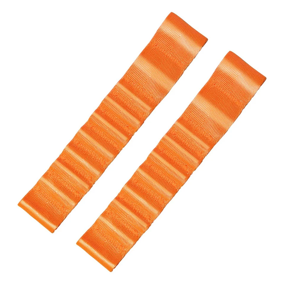 Aktualizovaný ťažký výkon Silné nastaviteľné obmedzenie dverí Skontrolujte remienok pre džíp Wrangler Tj Jk Jl Načítať 1 000 lb pás 2ks, oranž