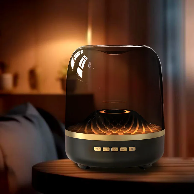Aktualizácia Glazed Four Bluetooth Reproduktor Ultra-hlasná hlasitosť Okolitý svetelný počítač Darček Darček pre priehľadný zvuk