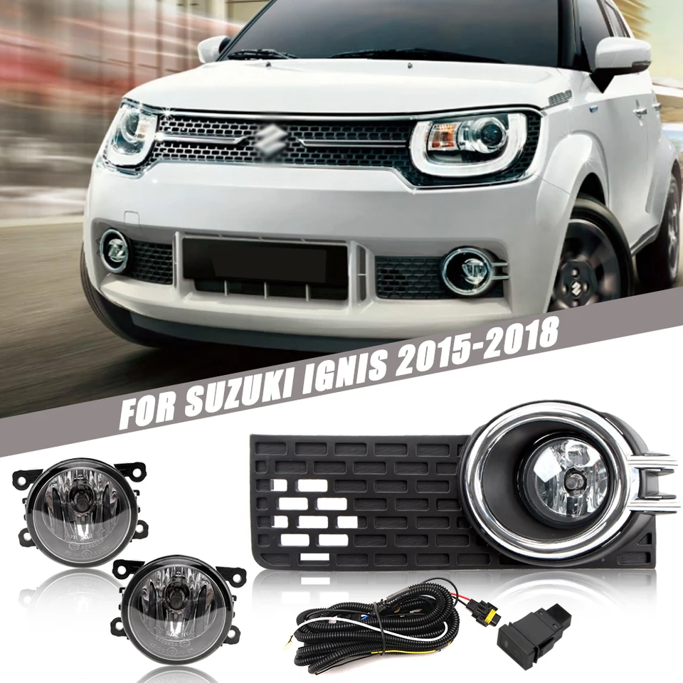 Aktualizácia predného nárazníka hmlovej žiarovky pre Suzuki Ignis 2015 2016 2017 2018 Verzia Dodatočný spínač Foglight Sett + zapojenie