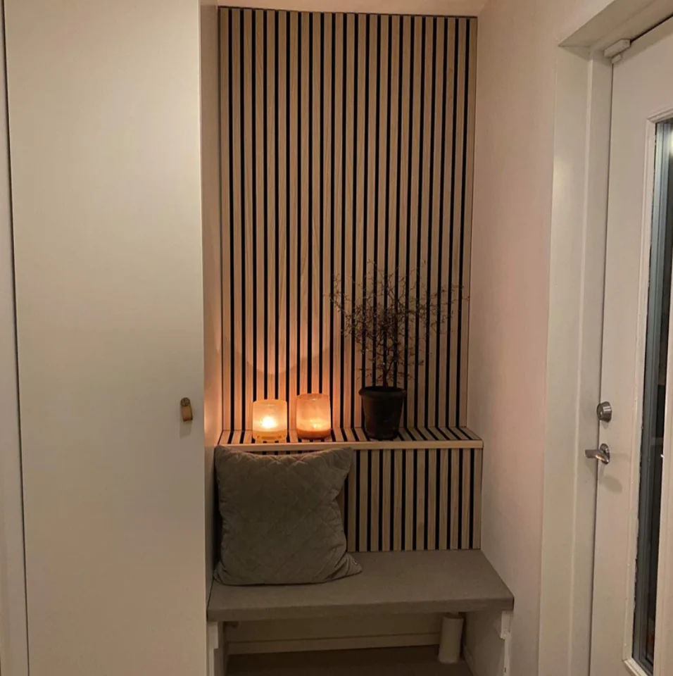 Akupanel Drevené drevené vlnené nástenné akustické panely zvukovootesalizujúce materiály