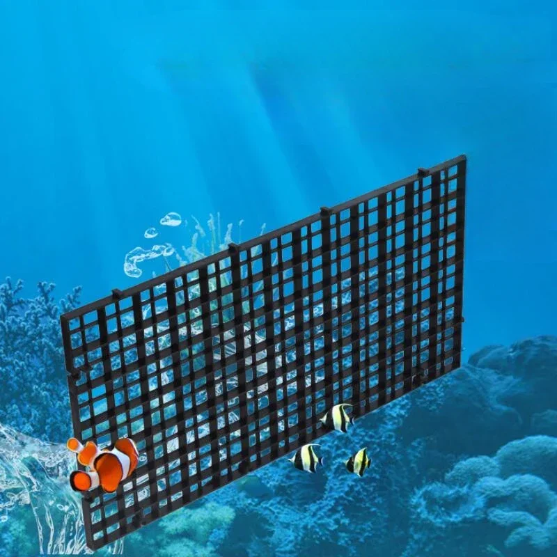 Akváriový filter spodný izolát tabla ryby odolné plastové plastové mriežky s mriežkou siete mriežku siete