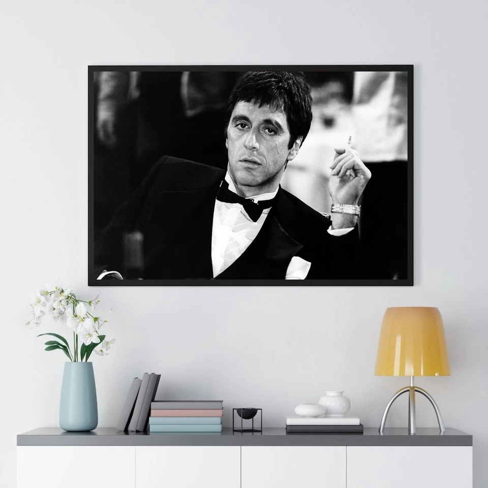 Al Pacino Scarface Movie Plagát Wall Art Canvas maľba spálňa obývacia izba domáca dekorácia (bez rámu)