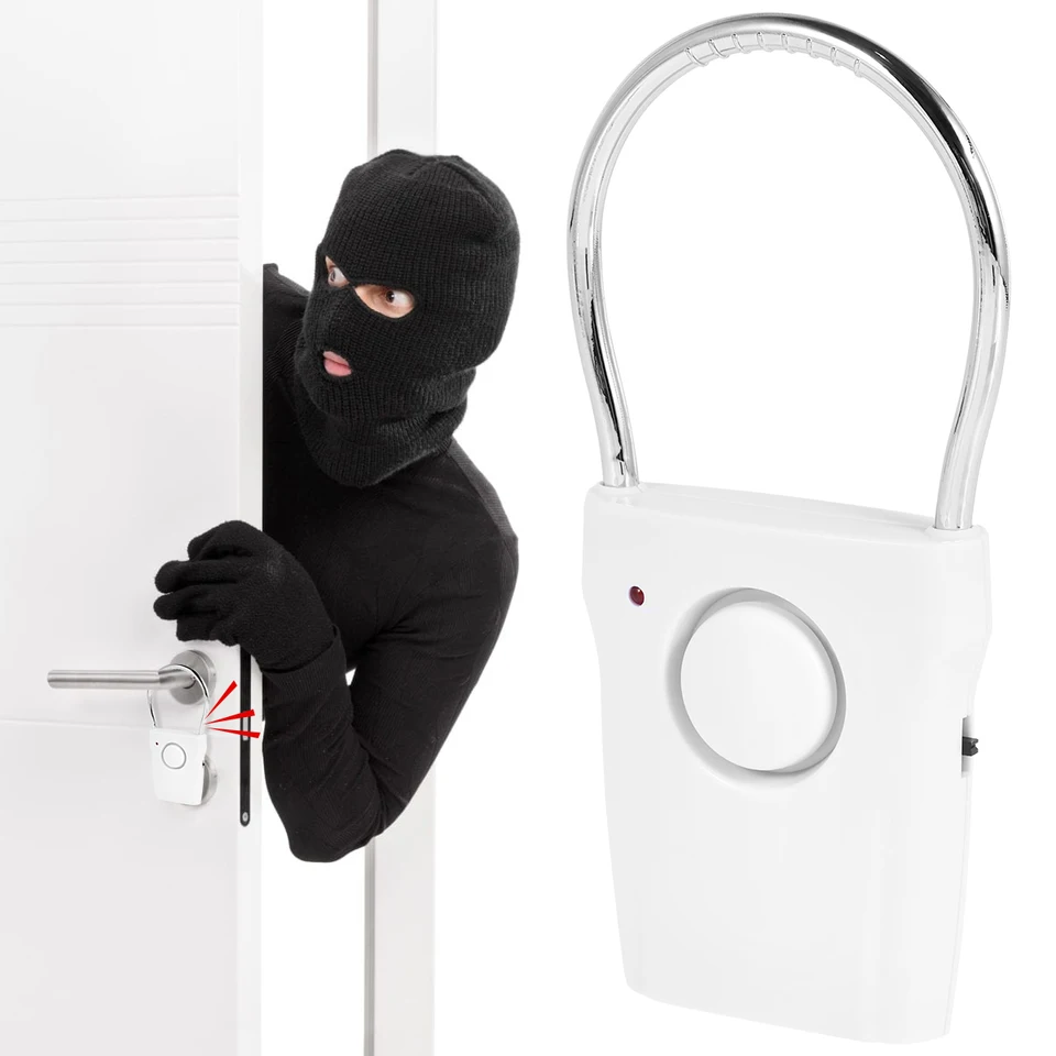 Alarm z rukoväte dverí Alarm 110 dB prenosné dvere bezpečnostné alarmové vybavenie Alarm alarm pre domáce cestovanie Hotel Apartment Security
