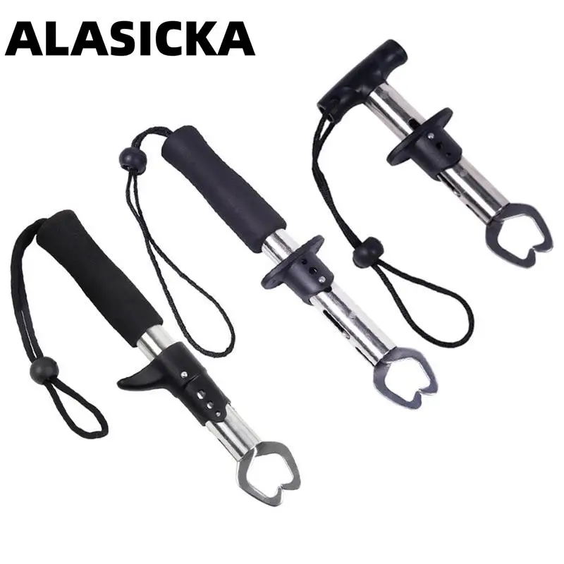 Alasicka Gun Ruck Rovnak Rovná rukoväť T-typ Ryby Ryby Luya z nehrdzavejúcej ocele Ryby Clamp Double pracka na kontrolu rybích klieští