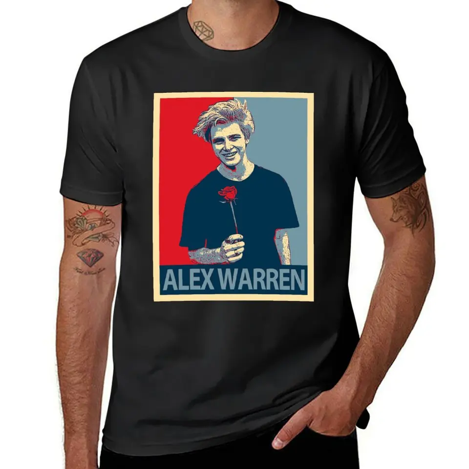 Alex Warren tričko Customs letné top pánske tričká
