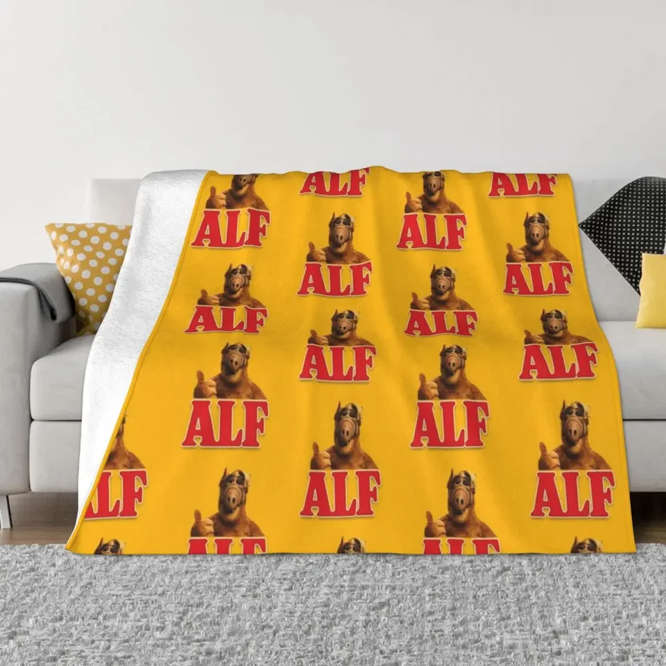 ALF - Alien Life Form Hrot Drahy Luxury Sture prikrývky pre pohovky teplé zimné prikrývky