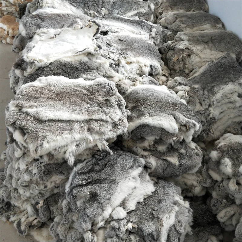 Alicefur China Factory Wholesale Dodávky králičie kože Real Rabbit kožušina kožušina