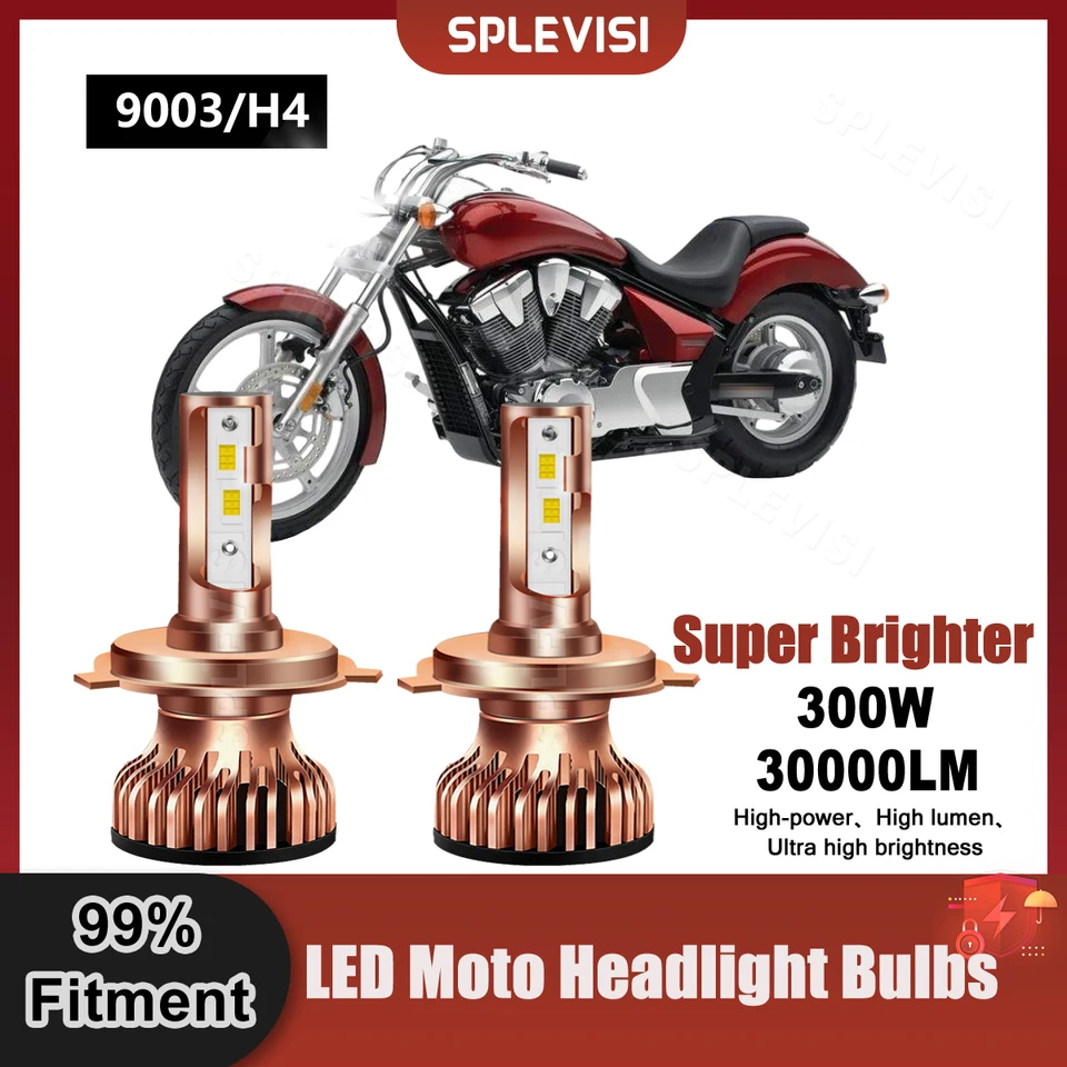 All-in-One H4/9003 LED žiarovky LED Vysoký lúmen 30000LM 300W 9V-24V pre Honda Shadow Spirit 750 VT750C2 2007 2008 2009 2012 2012