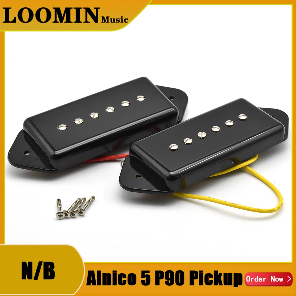Alnico 5 P90 Guitar Single Coil Pickup psa Ear Soapbar Pickup Bridge Pickup pre elektrickú gitaru