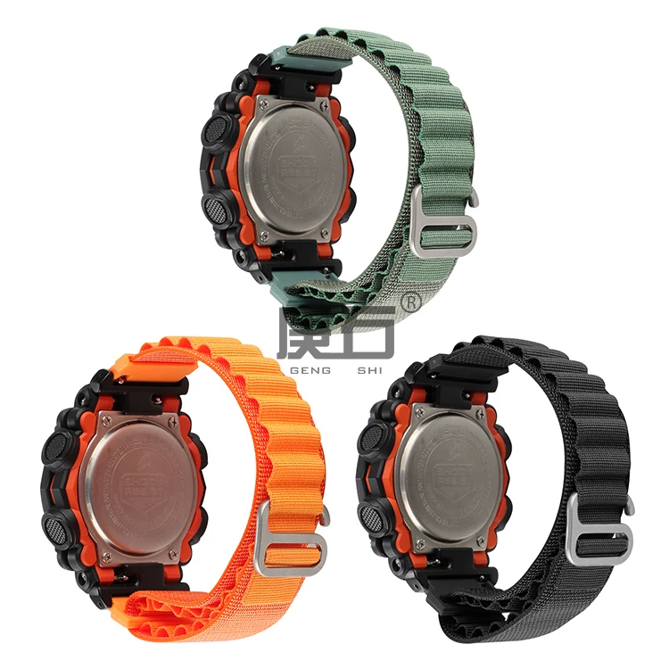 Alpine Loop Band Nylon Watch Band popruh pre Casio G Shock GA-900 GM-110 GM 110 GA 900