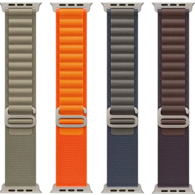 Alpine Loop Strap For Apple Watch Ultra 2 pás 49 mm 44 mm 45 mm 41 mm 42 mm 46 mm nylonový náramok Correa Iwatch Serie 10 9 8 7 6 5 SE