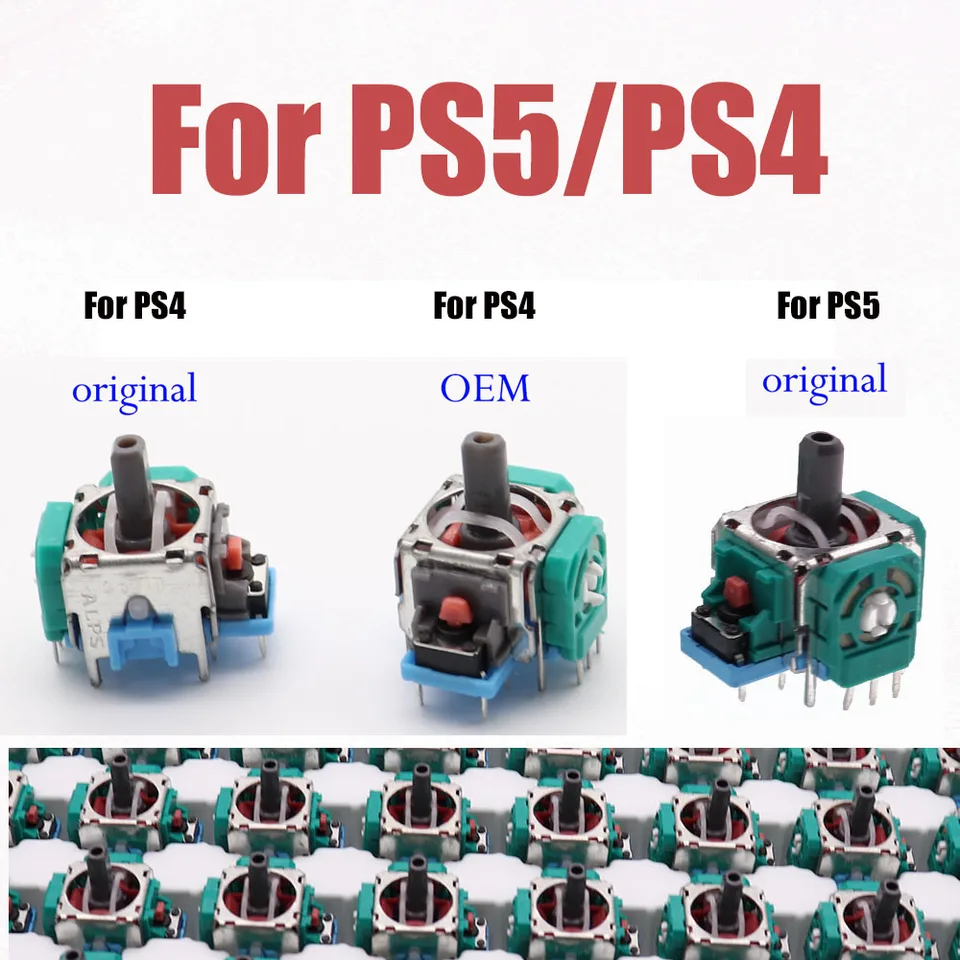 Alpy OEM 3D Potentiometer Joy Stick Analog Axis Joystick Modul pre Sony PlayStation4 PS4 Gamepad pre PS5 Slim Pro Contoller