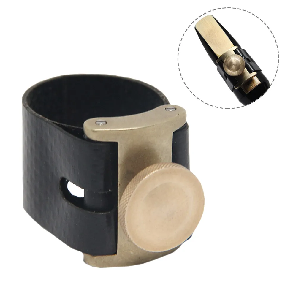 Alto saxus náustok ligature kovový bakelit pre alt saxové príslušenstvo klipový klip Ligatures saxofón flauta drevené vetry prístroj