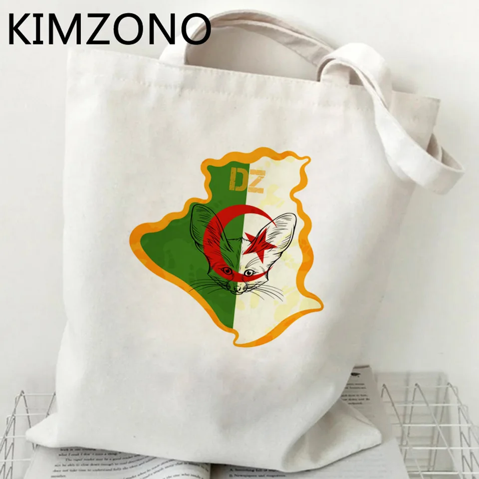 Alžírsko nákupná taška Bolsa Bolso Jute Bag Shopper Canvas Bag Bolsa Compra Jute Custom