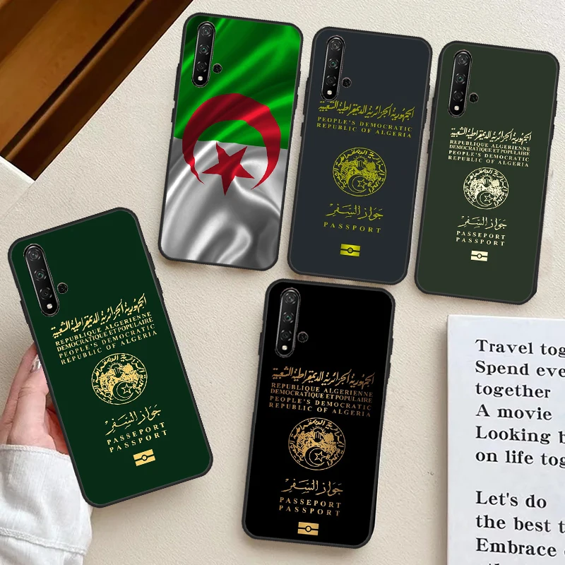 Alžírsky pas Passport pre Huawei Nova 9 10 SE 11 Pro 11i 8i 3i 5T Y60 Y61 Y70 Y90 Y91 P20 P30 P30 P40 LITE PASE