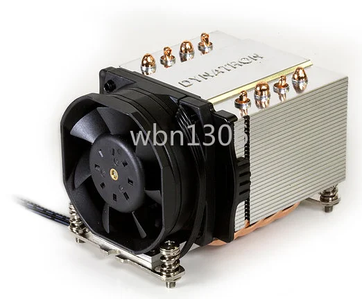 AM4 AM5 Štyri tepelné potrubie 2U Server Radiator CPU Násilné regulácie teploty COMPUR COMPLE AIR VENTILÁR A24