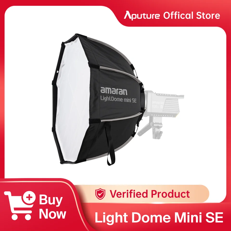 Amaran Light Dome Mini SE ľahký prenosný prenosný rýchlo nasadený držiak softbox Bowen pre Amaran COB60 100D/x 200D/x 150c 300c
