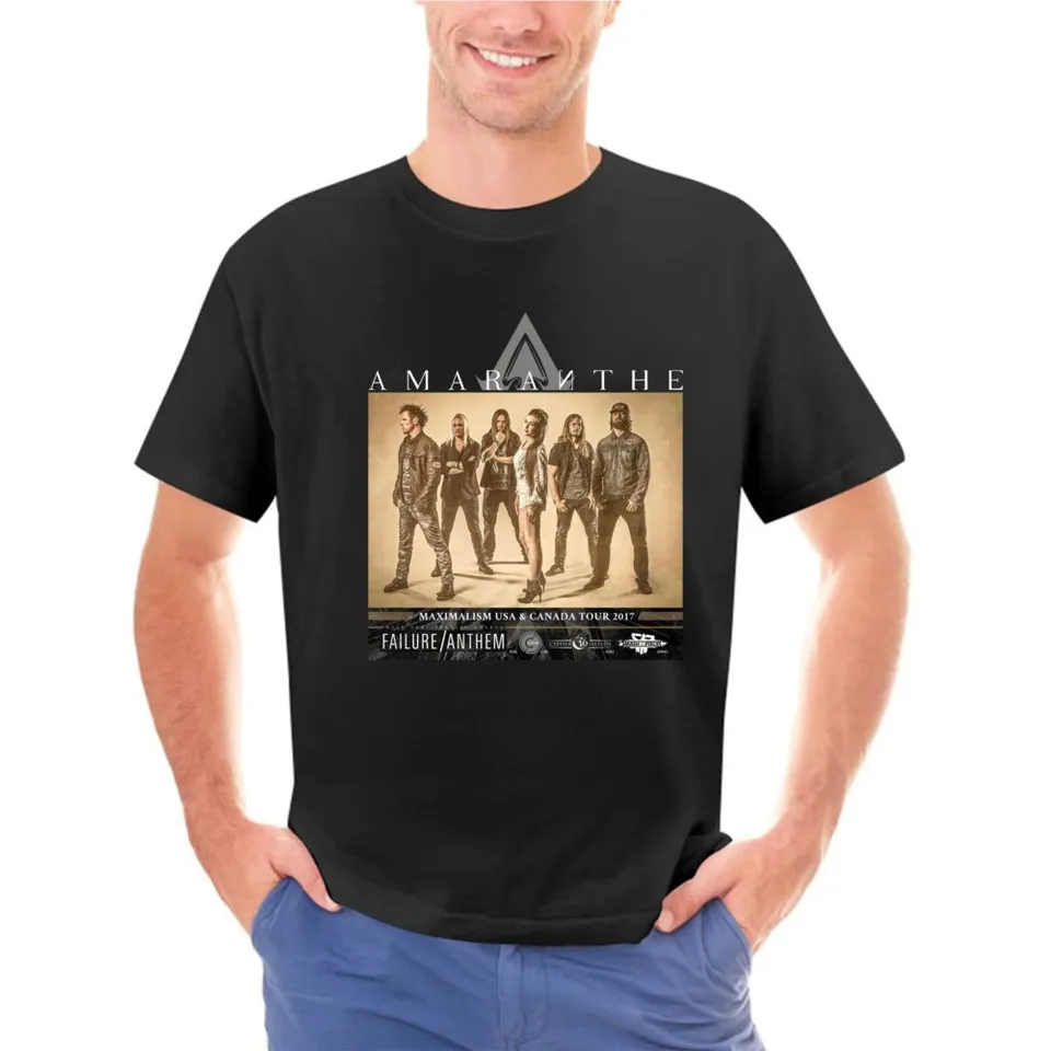 Amaranthe Tour Band Mens Black Tričko s 3xl