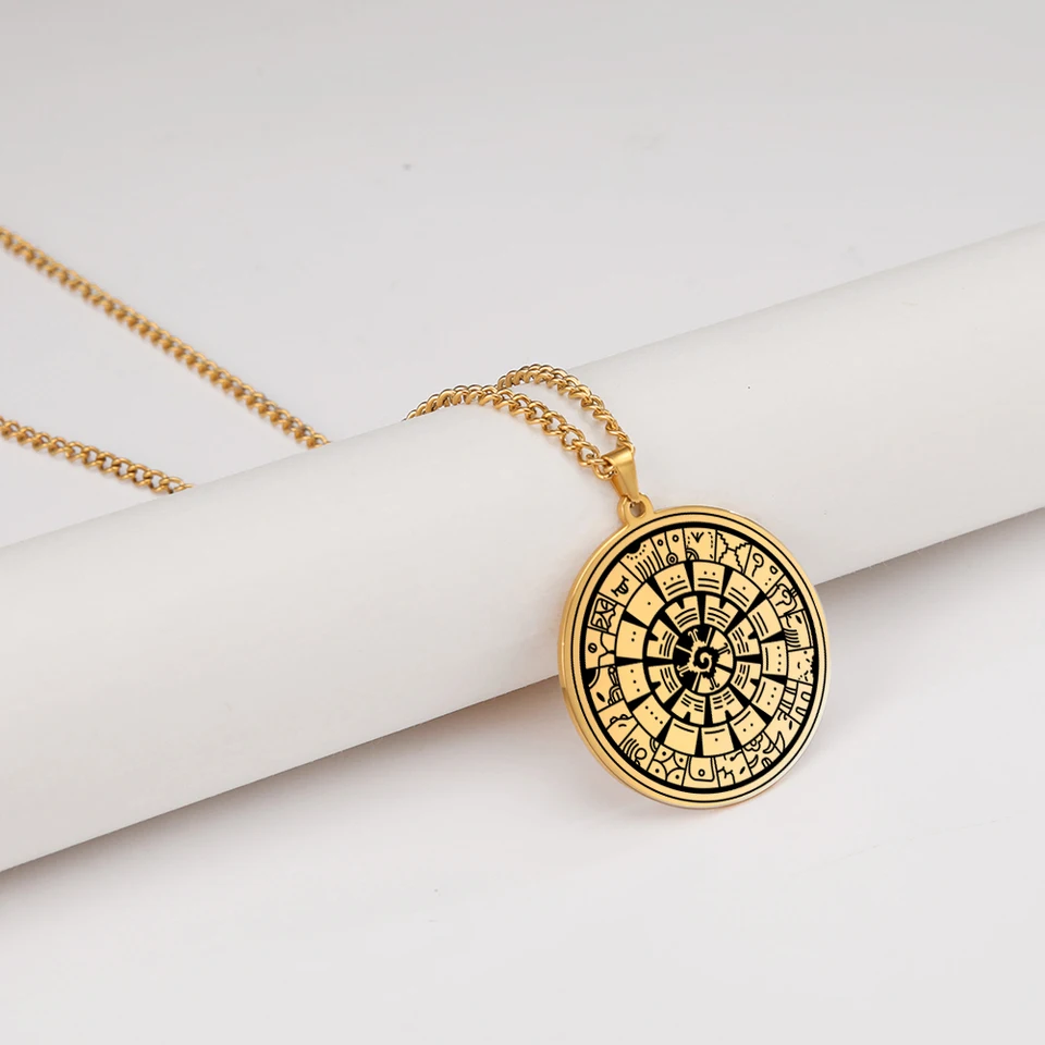 Amaxer archanjely amulet z nehrdzavejúcej ocele vinobranie Nordic Rune Compass náhrdelník Talisman ochrana šperky módne odin