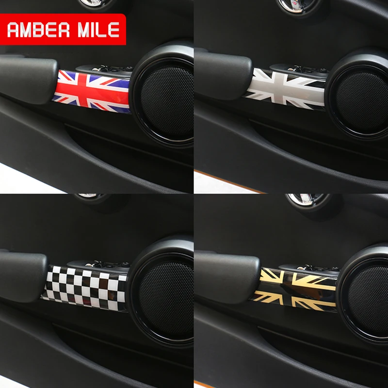 Ambermile 2ks 3D epoxy conter cover lakťová lakťovacia lakťová lakťová lakťová lakťovacia nálepka pre Mini Cooper F56 Príslušenstvo pre nálepky Mini F56 JCW