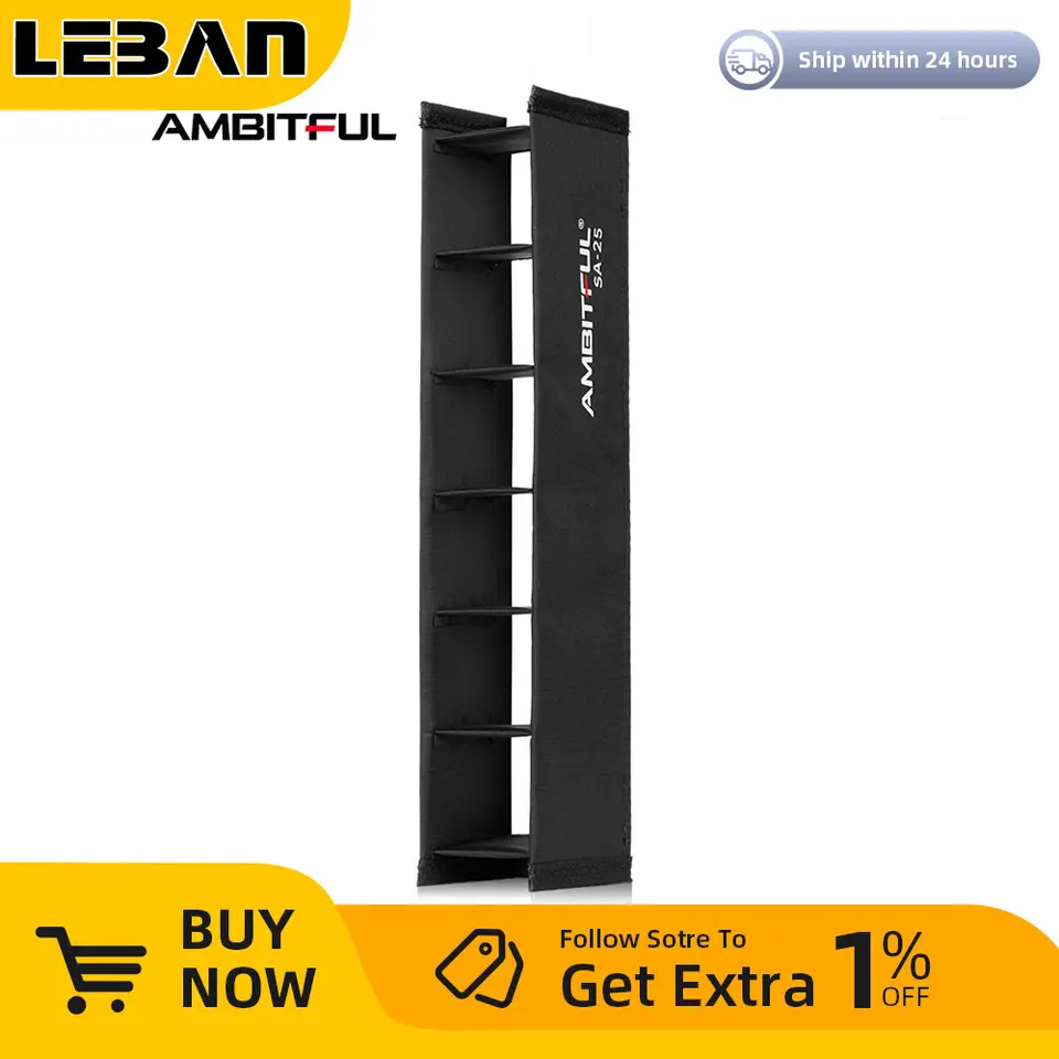 Ambiful SA-25 Stick Stick Light Light Honeycomb Grid Softbox pre ambiful A2 Godox TL30 Nanlite 6C Stick Tube LED LIGH