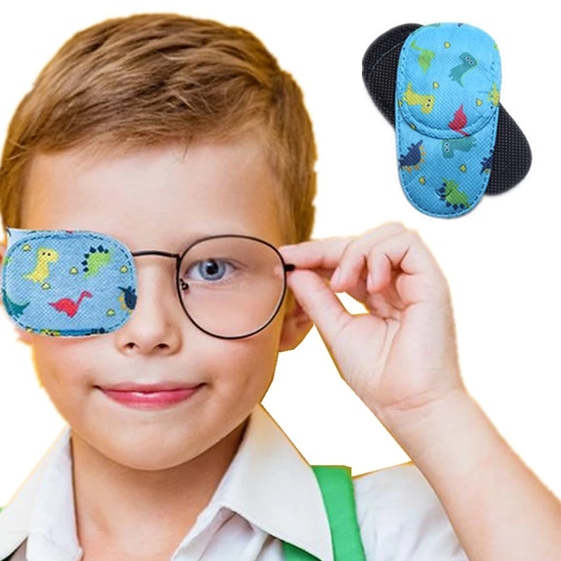 Amblyopia maska ​​Detská oklúzia Medical Eye Patch temný lekársky lenivý očný záplat astigmatizmus tréning Eyeshade Amblyopia EyePatch