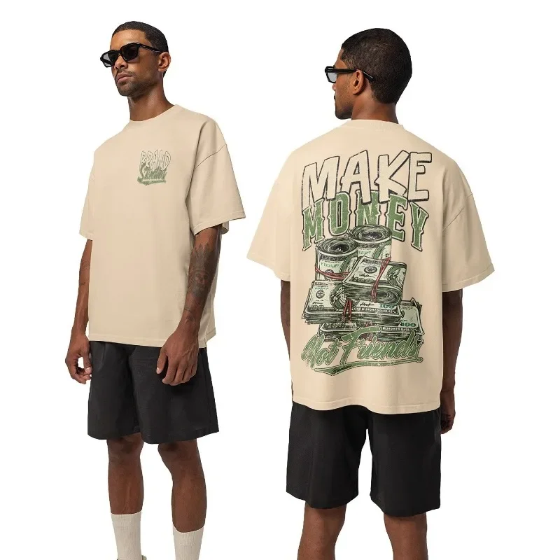 Americké tričká s krátkym rukávom Hip Hip Hop Personalizované tričká