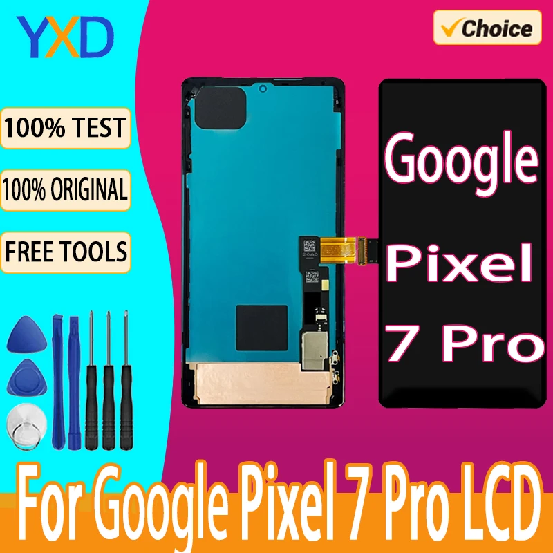 AMOLED DISPICE pre Google Pixel 7 Pro OLED Display Display DIGITIZERISTIKA DIGITÁRU Zostava pre výmenu obrazovky Google Pixel 7 Pro LCD