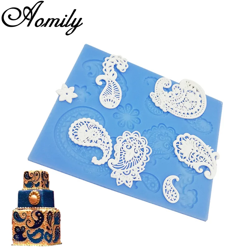 Amoliy Silikone Cake Lace Mat Mat