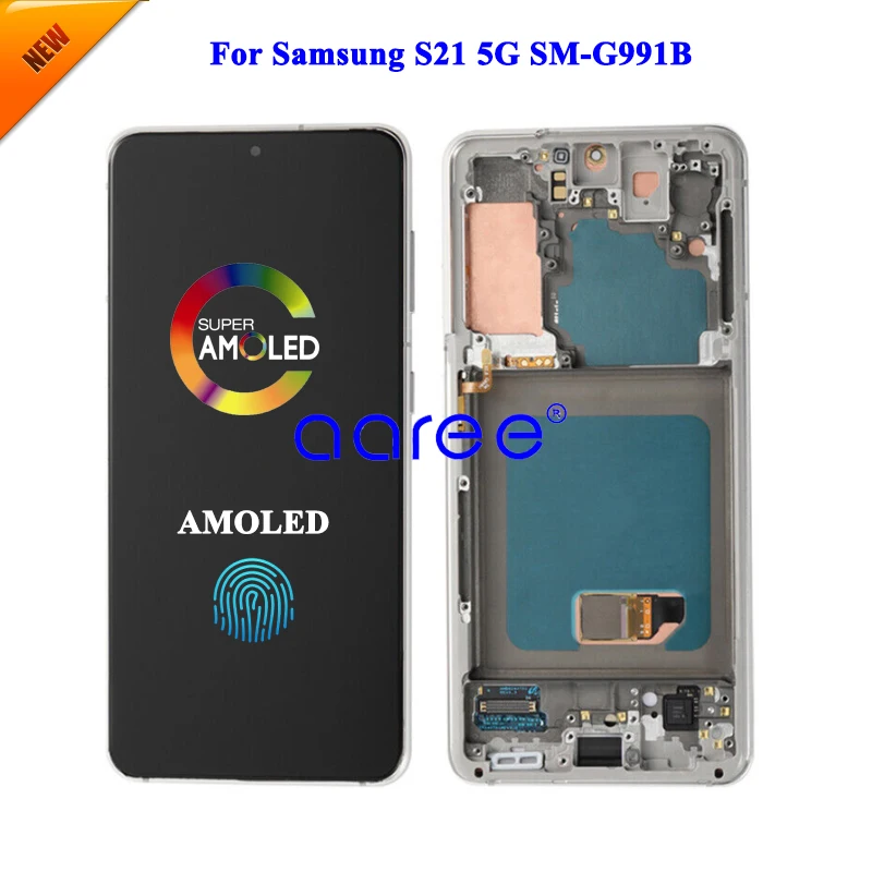 AMOMLED OLED LCD obrazovka pre Samsung S21 G991 LCD pre Samsung S21 plus G996 LCD SCREE DOTUBLE DIGITIZERA