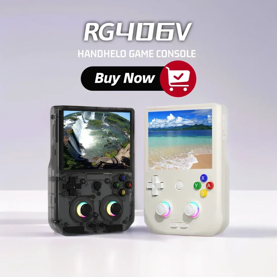 AMPOWN ANBERNIC RG406V RUCKHELD HERMENTY 4 '' CONSOLE CONSOLE Retro Touch Screen Android Android Android Prenosná herná konzola 5500 mAh