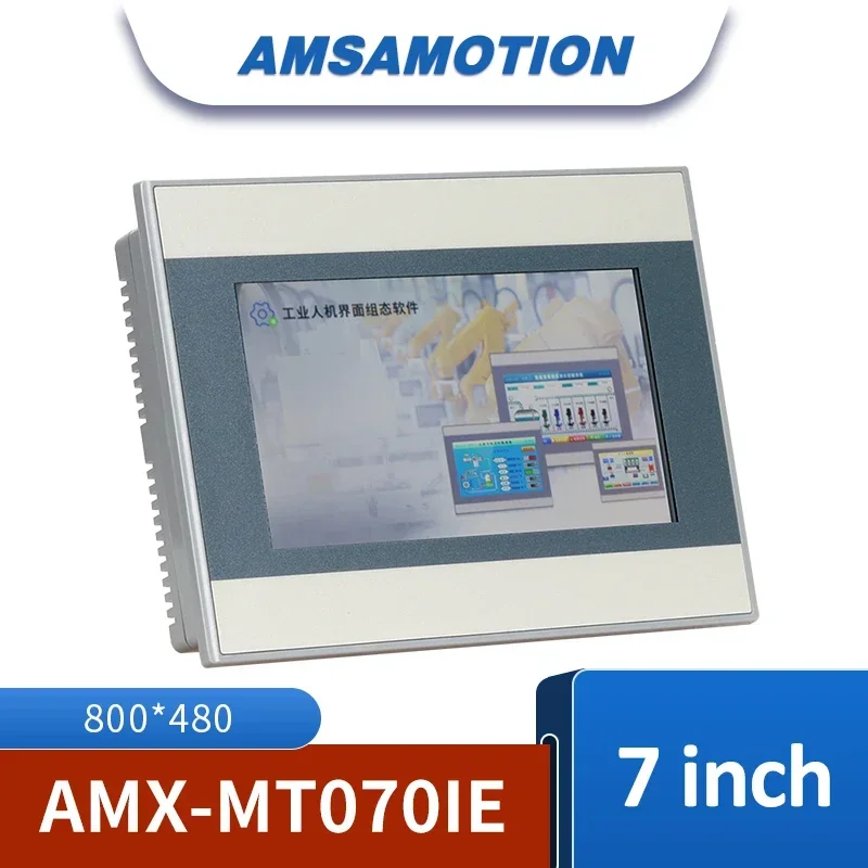 Amsamotion HMI 4.3/7/10 palca Ethernet dotyková obrazovka kompatibilná s Weinview Delta Siemens Samkoon Mitsubishi Xinjie Omron plc