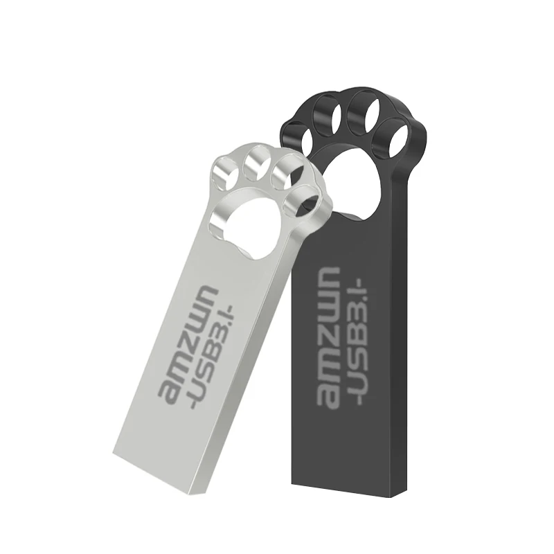Amzwn High -kapacita rýchlosti USB Flash Drive 3,1 128 GB 64 GB Free Drive Keychain Pen Drive 32 GB Storage Memory Stick Mini Business Darček