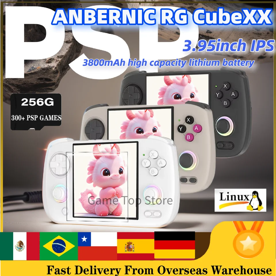 Anbernic RG CubExx ručná herná konzola 3,95 