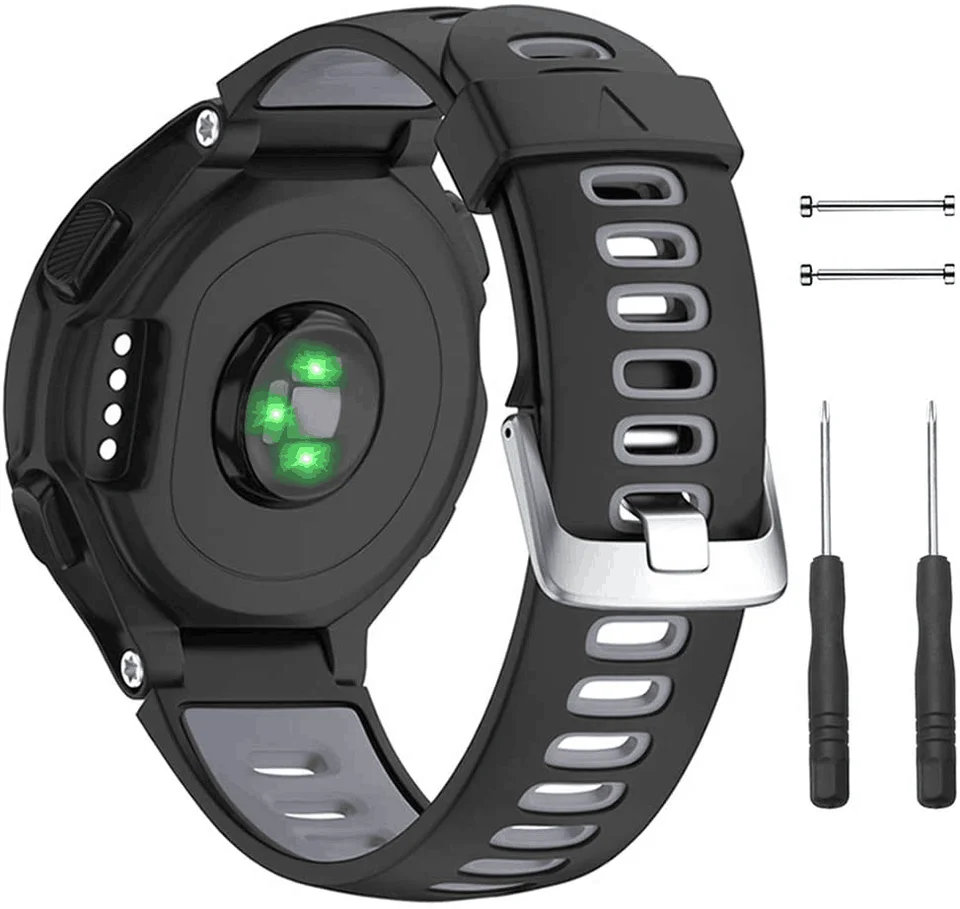 ANBEST Soft Silikone WatchBand pre Forerunner 230/220/235/620/ 630/735XT/ prístup S20/ S5/ S6 pre mužské ženy